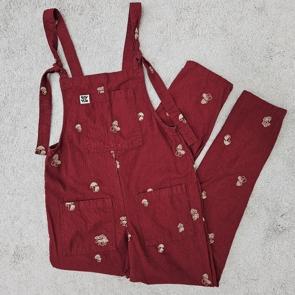 Lucy & Yak Denim - Like New Lucy & Yak Original Dungaree Organic Cotton Mushroom Overalls, Women 0